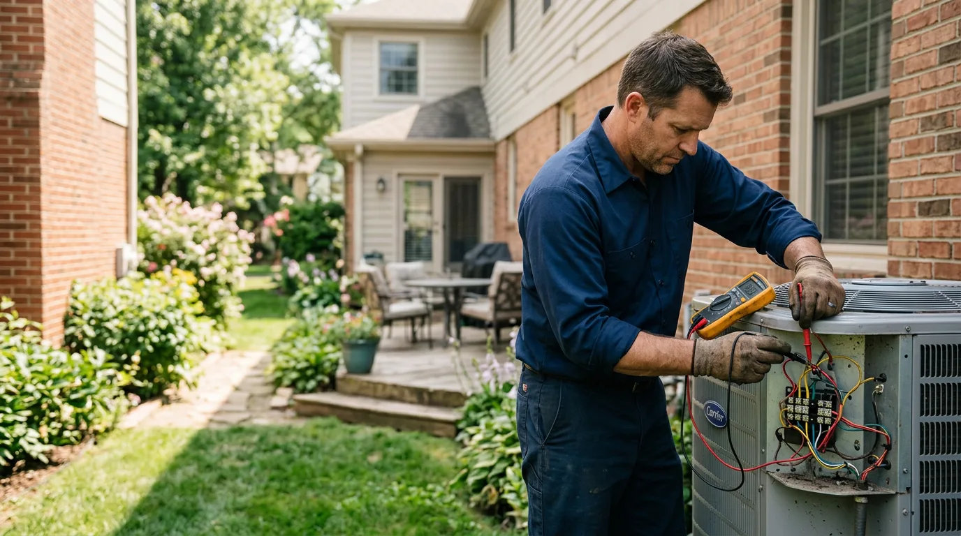 HVAC technician working near Fairfield, PA